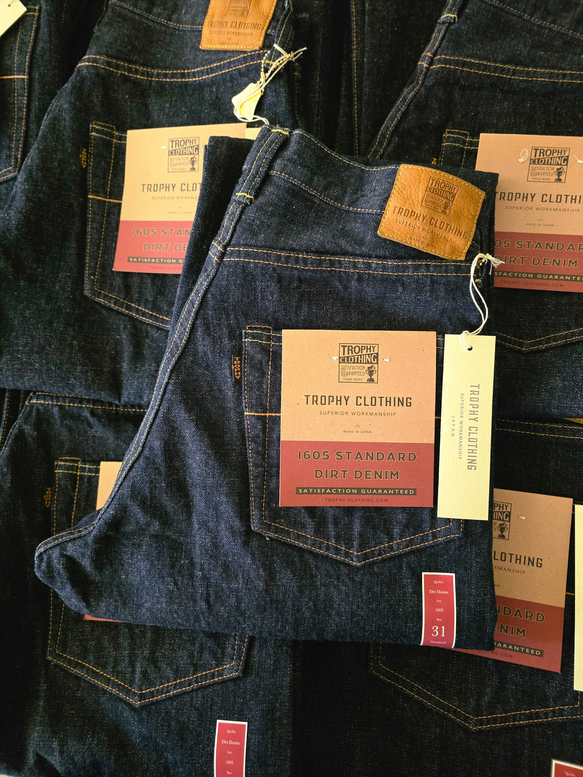 TROPHY CLOTHING 1605 Standard Dirt Denimが入荷しました！