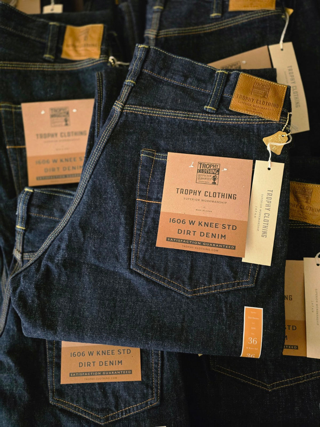 TROPHY CLOTHING 1606 W Knee Standard Dirt Denimが入荷いたしました！