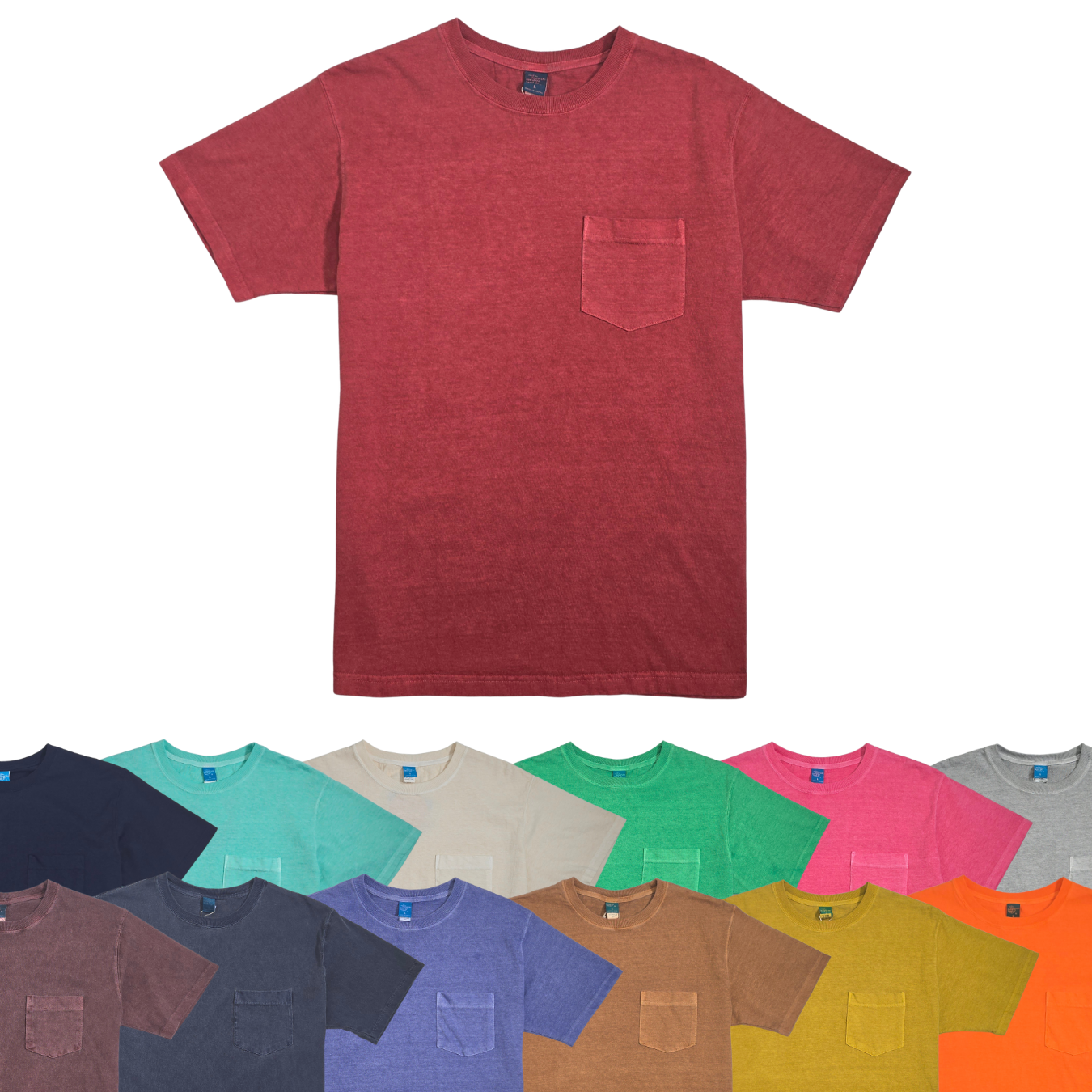 【Good On】S/S CREW POCKET TEE (GOST0903)