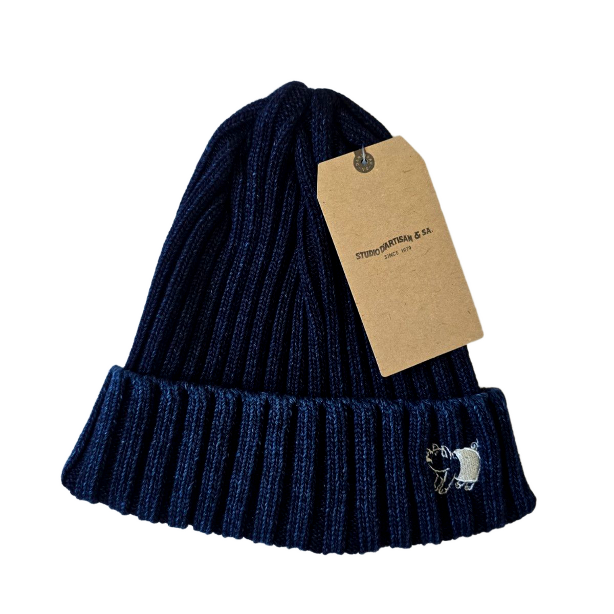 STUDIO D’ARTISAN インディゴニットキャップ 7481