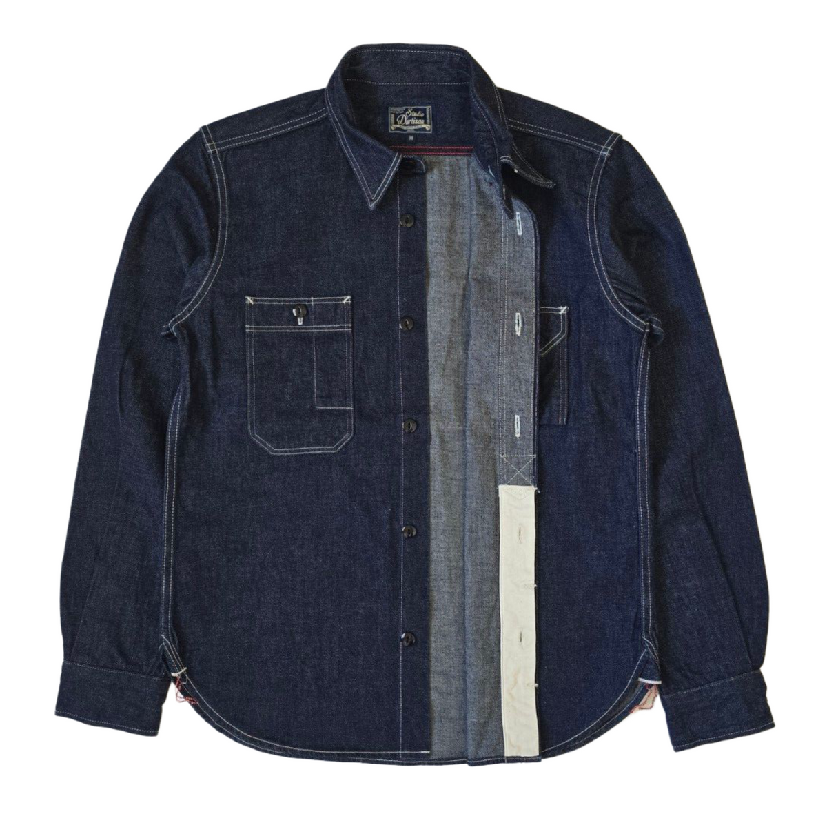 STUDIO D’ARTISAN デニム長袖ワークシャツ 5333B