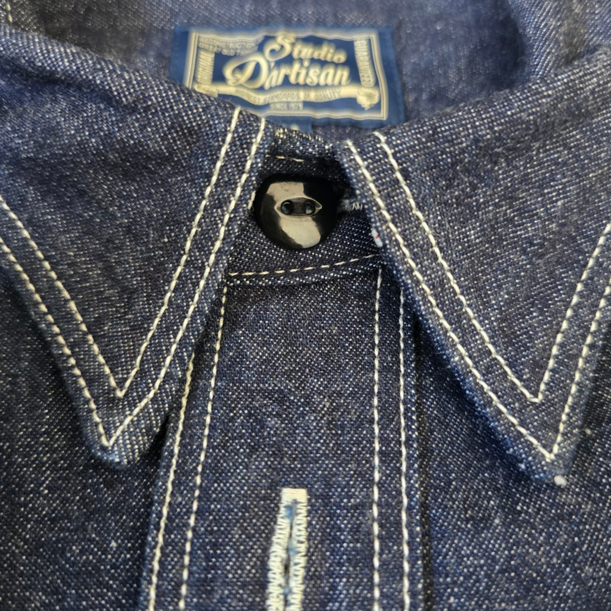 STUDIO D’ARTISAN デニム長袖ワークシャツ 5333B