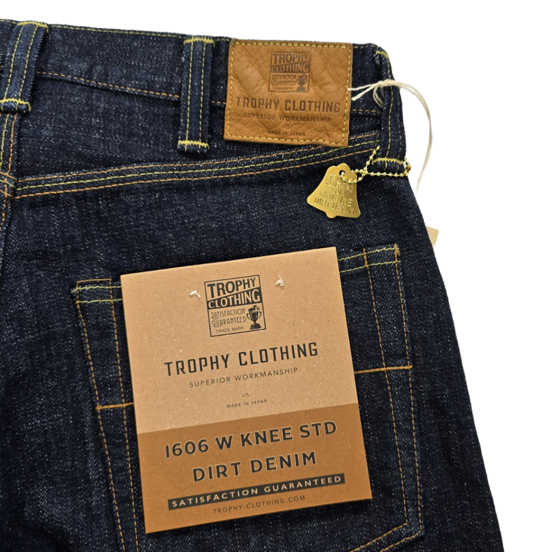 TROPHY CLOTHING W Knee Standard Dirt Denim / Lot.1606