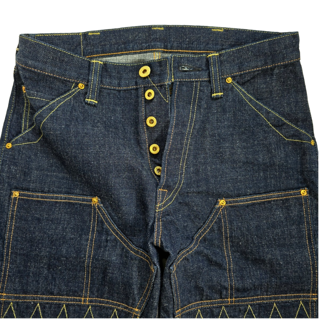 TROPHY CLOTHING W Knee Standard Dirt Denim / Lot.1606