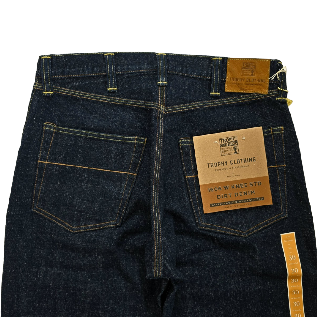 TROPHY CLOTHING W Knee Standard Dirt Denim / Lot.1606