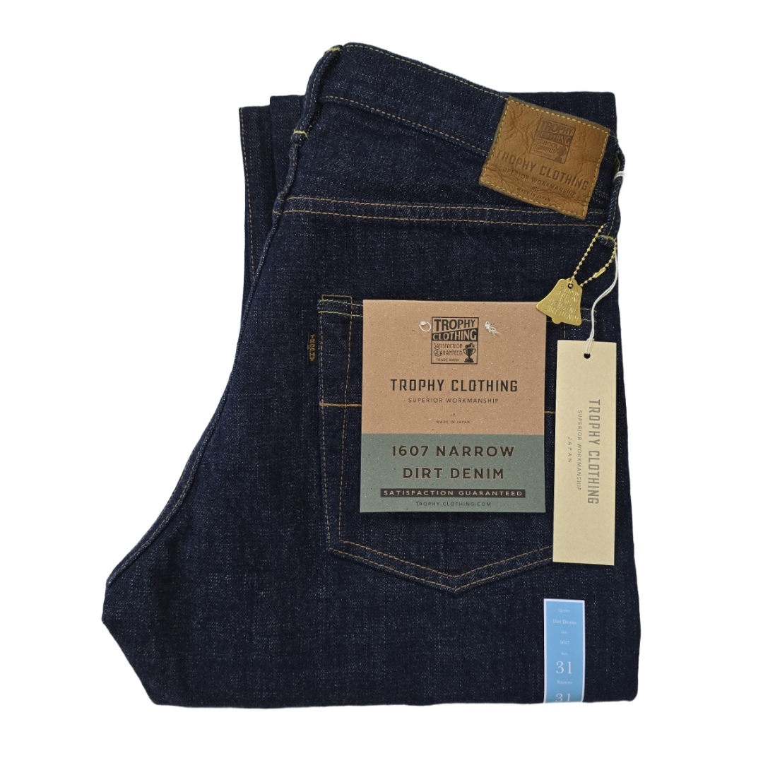 TROPHY CLOTHING Narrow Dirt Denim / Lot.1607