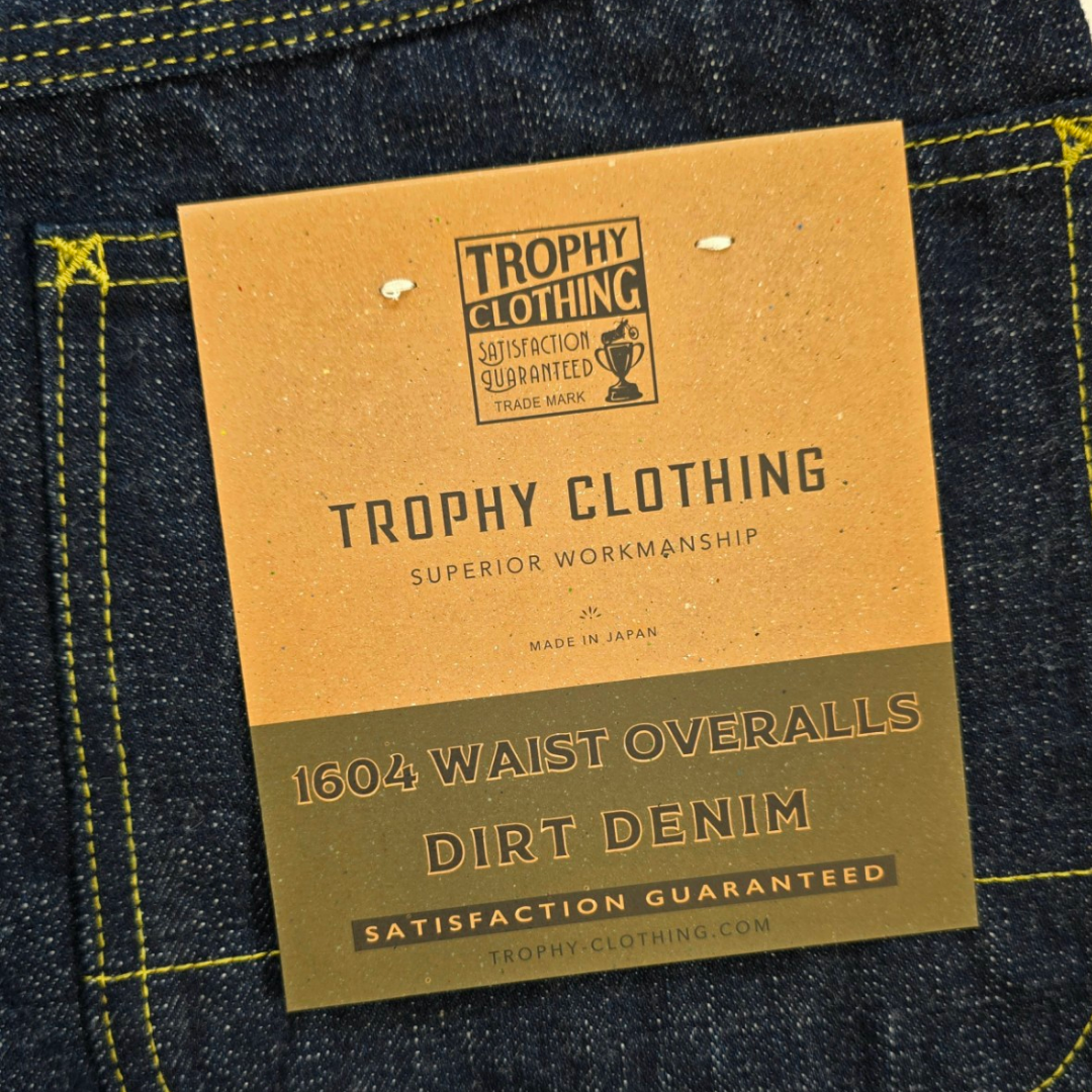 TROPHY CLOTHING Waist Overalls Dirt Denim / Lot.1604