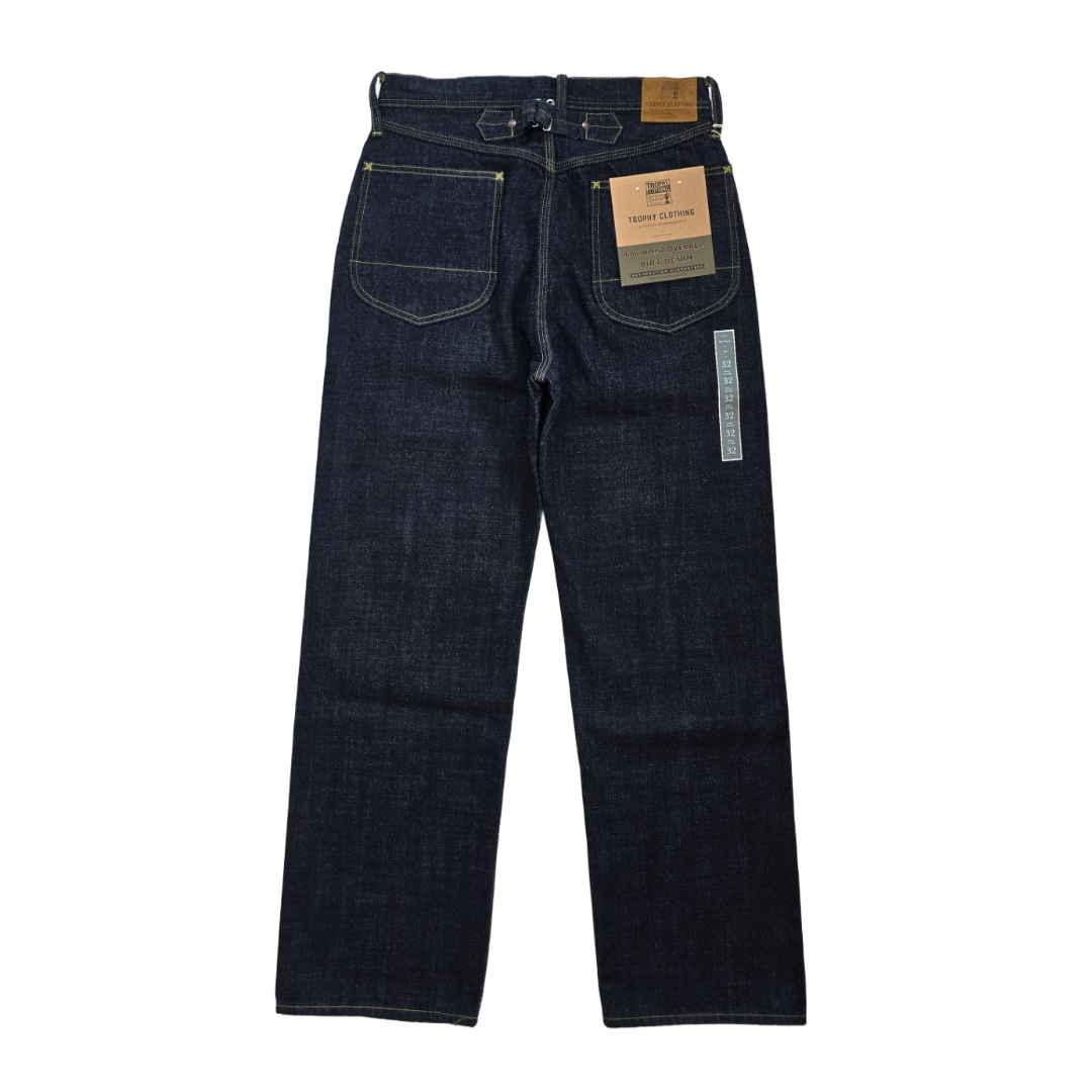 TROPHY CLOTHING Waist Overalls Dirt Denim / Lot.1604