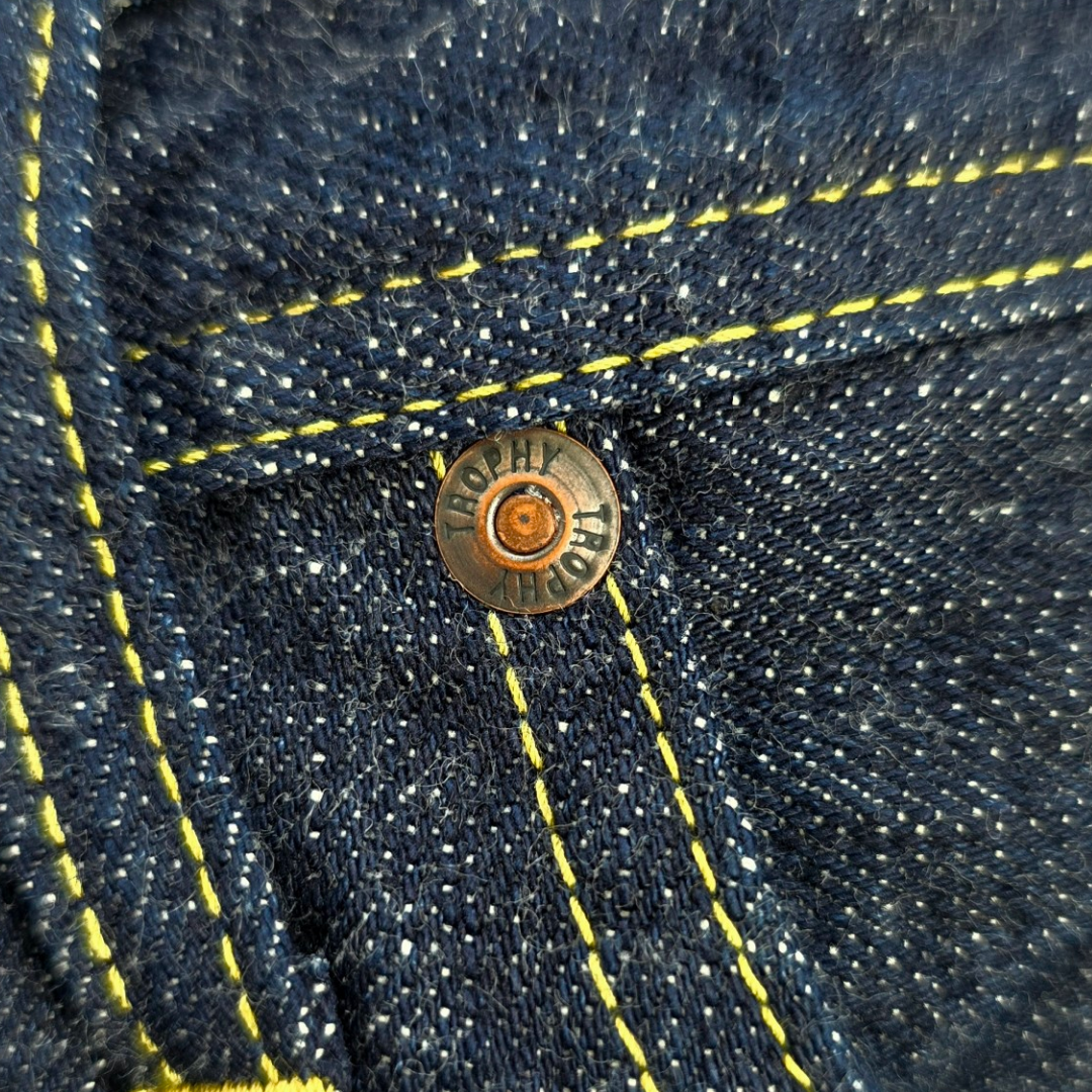 TROPHY CLOTHING Waist Overalls Dirt Denim / Lot.1604