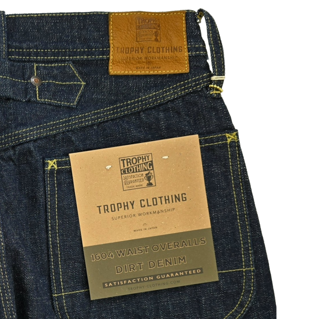 TROPHY CLOTHING Waist Overalls Dirt Denim / Lot.1604