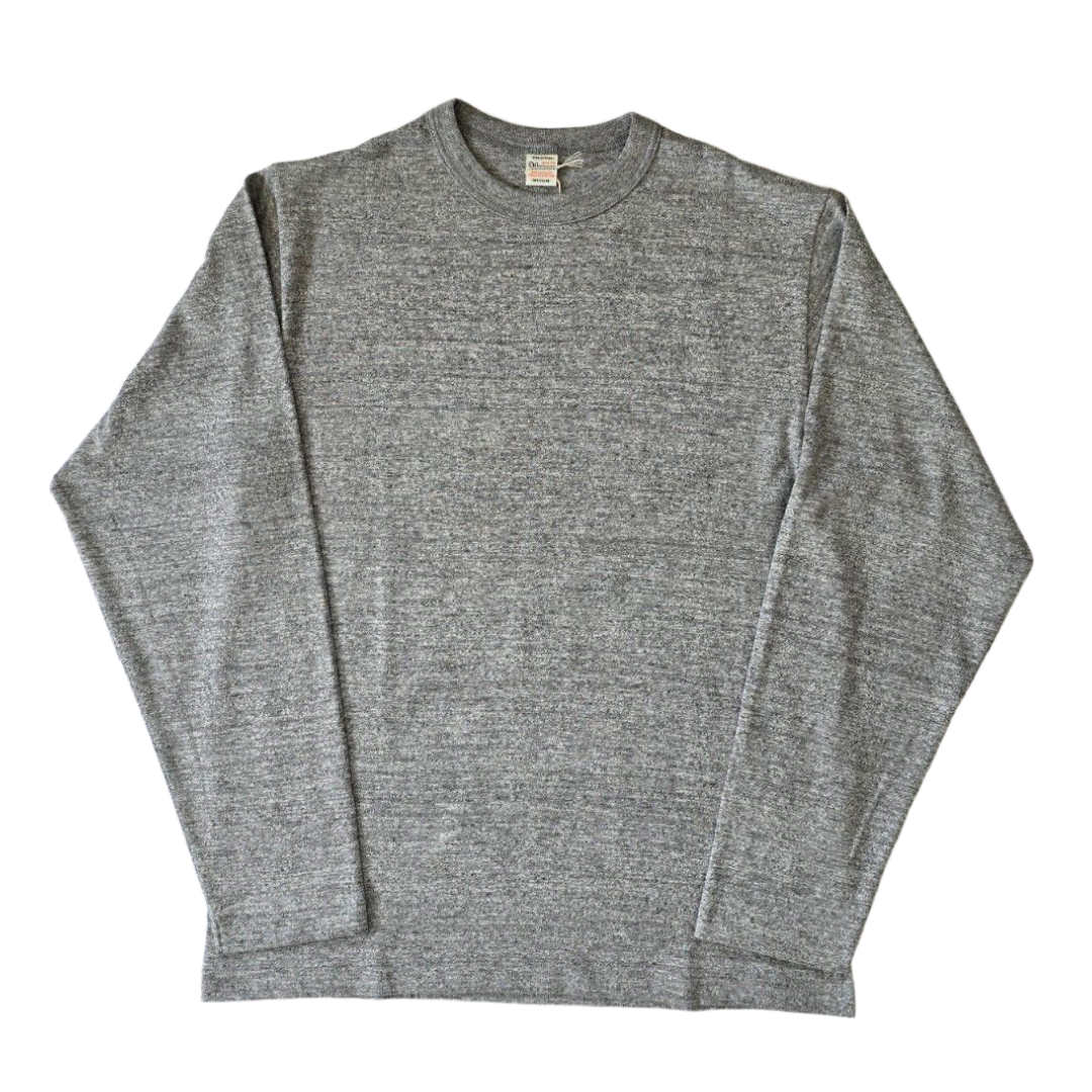 WAREHOUSE Lot 5906 Long-Sleeve Crew-Neck T-Shirt, Solid Color