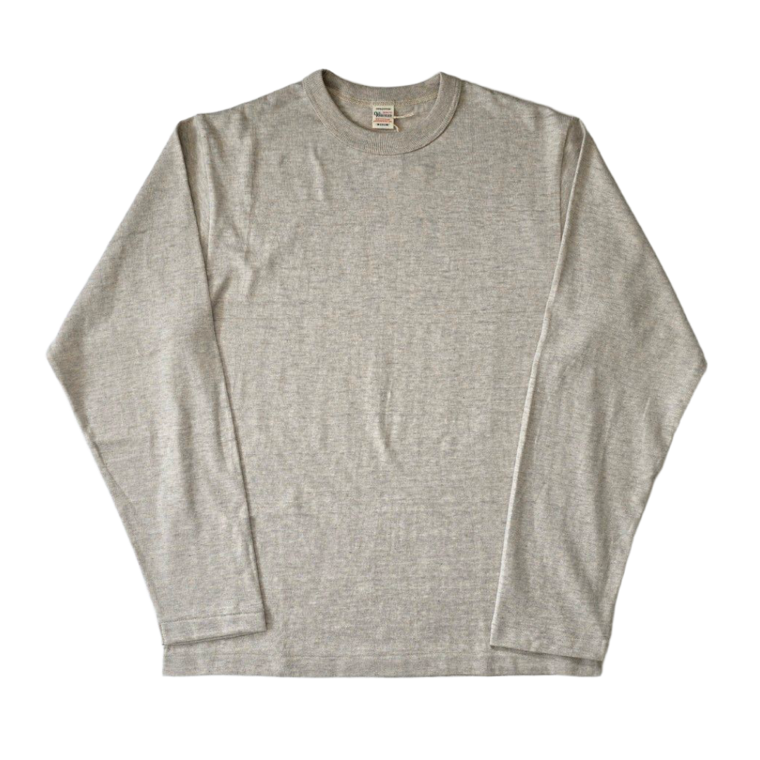 WAREHOUSE Lot 5906 Long-Sleeve Crew-Neck T-Shirt, Solid Color