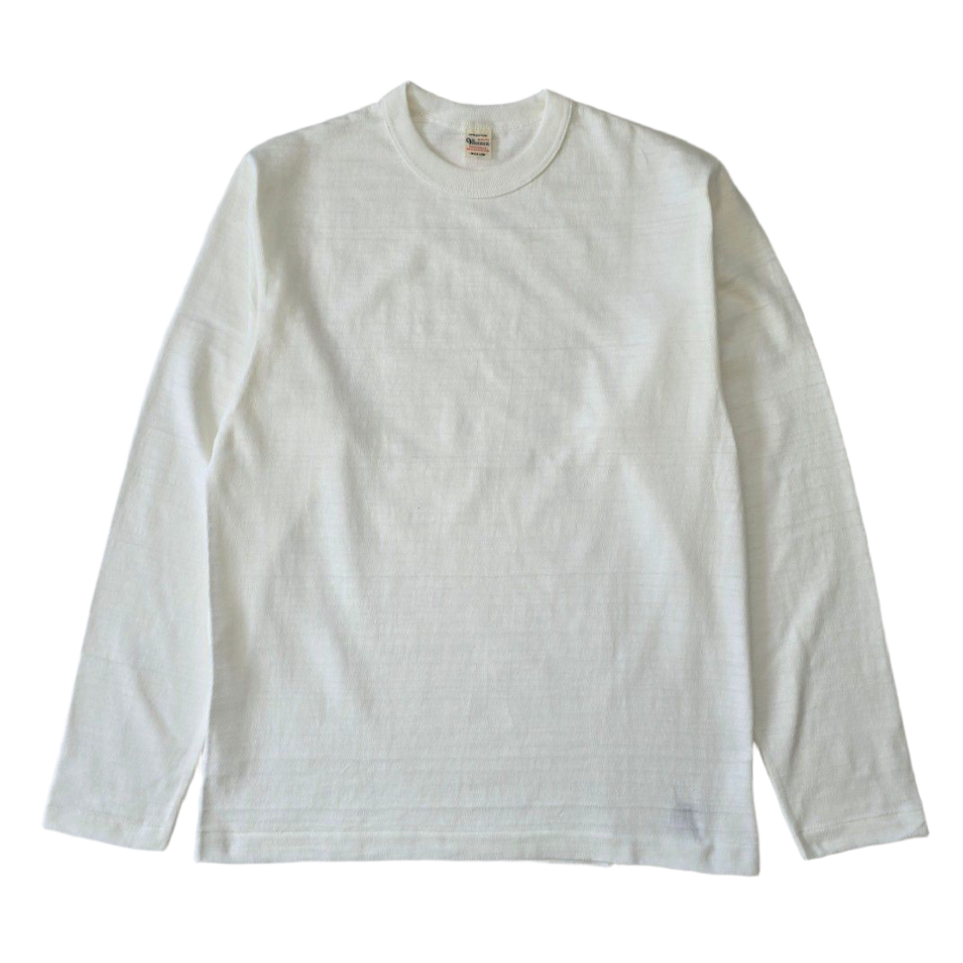 WAREHOUSE Lot 5906 Long-Sleeve Crew-Neck T-Shirt, Solid Color