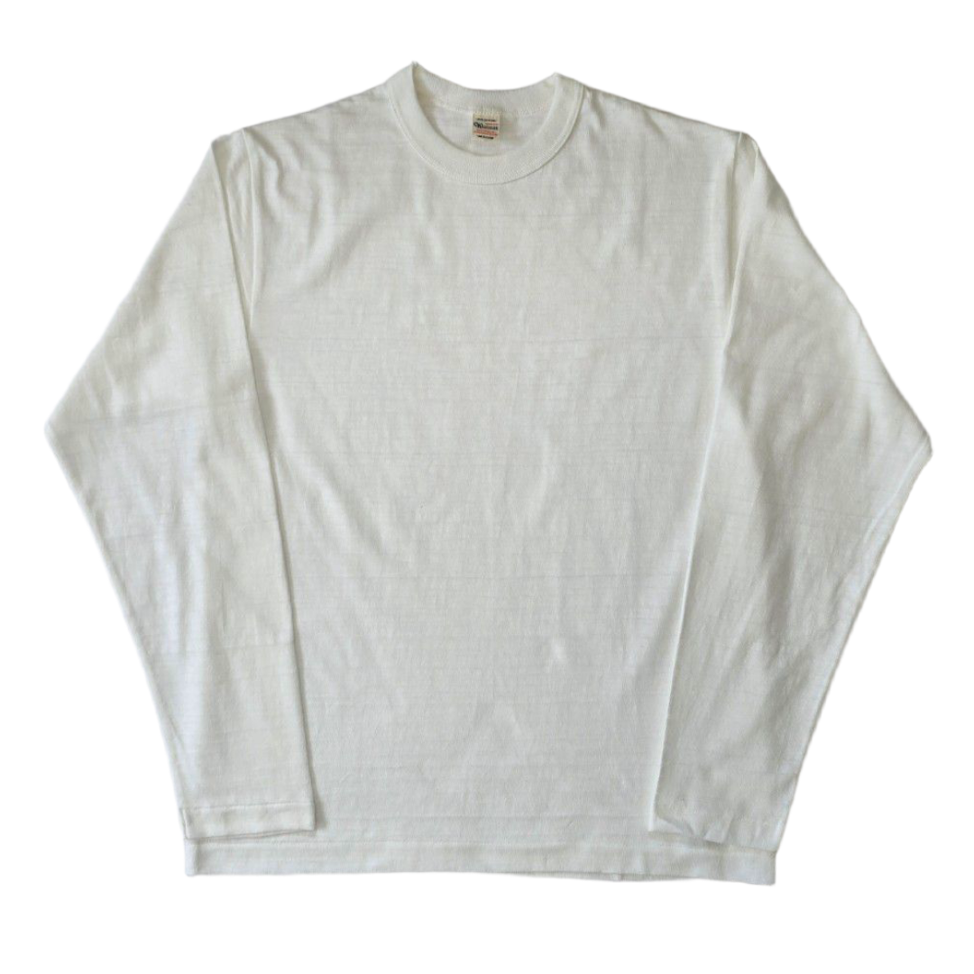 WAREHOUSE Lot 5906 Long-Sleeve Crew-Neck T-Shirt, Solid Color
